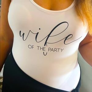 Wife of the party bathing suit